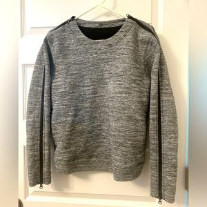 Lululemon Lab zipper crew neck zipper sweatshit